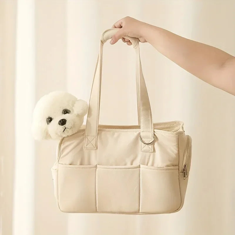 Sac de Transport Multifonction pour Petit Chien — Main, Épaule ou Bandoulière