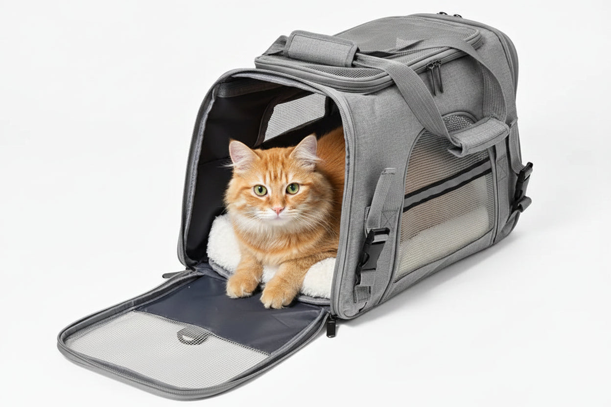 Sac de Transport Pliable pour Chat et Chien – Léger, Respirant et Pratique