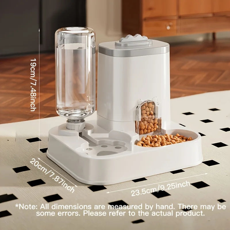 Distributeur Automatique de Nourriture et d'Eau pour Chat – Grande Capacité Anti-Déversement 🐱🍽️💧