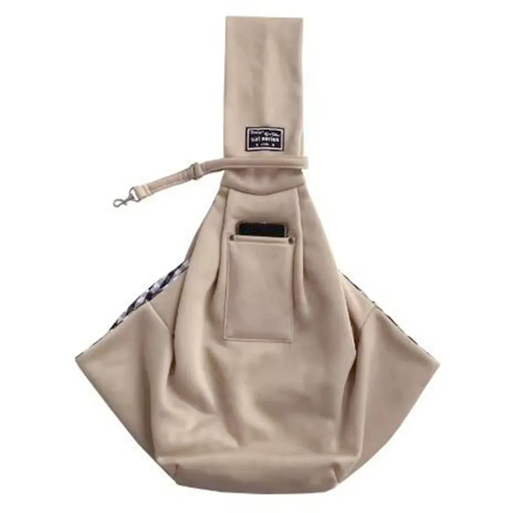 Sac de Transport à Bandoulière pour Chien et Chat – Respirant, Léger avec Poche et Grande Confortabilité