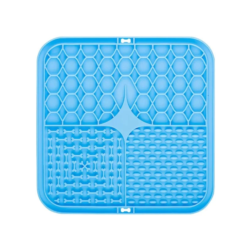 Tapis d'Alimentation en Silicone pour Chien – Anti-Glouton & Distraction 🐶🍽️