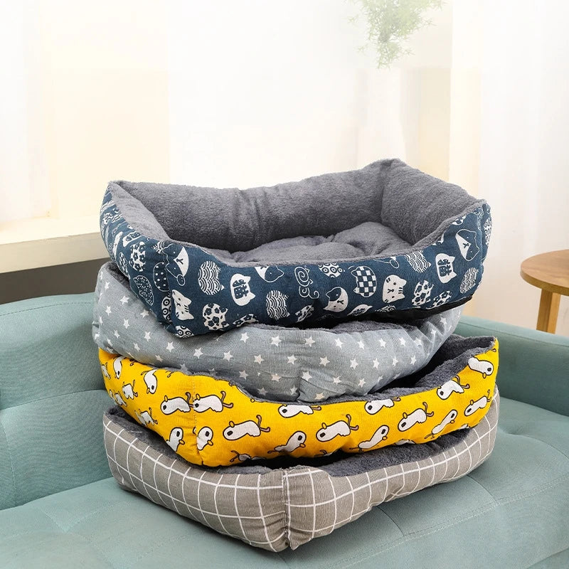 Tapis Lit d'Hiver pour Chien et Chat – Matelas Chaud et Moelleux Toutes Tailles 🐾❄️