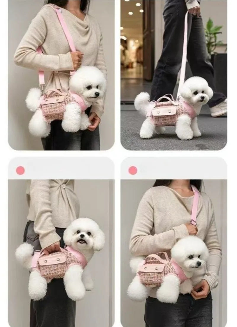 Sac de Transport Bandoulière pour Petit Chien – Léger, Élégant et Sécurisé