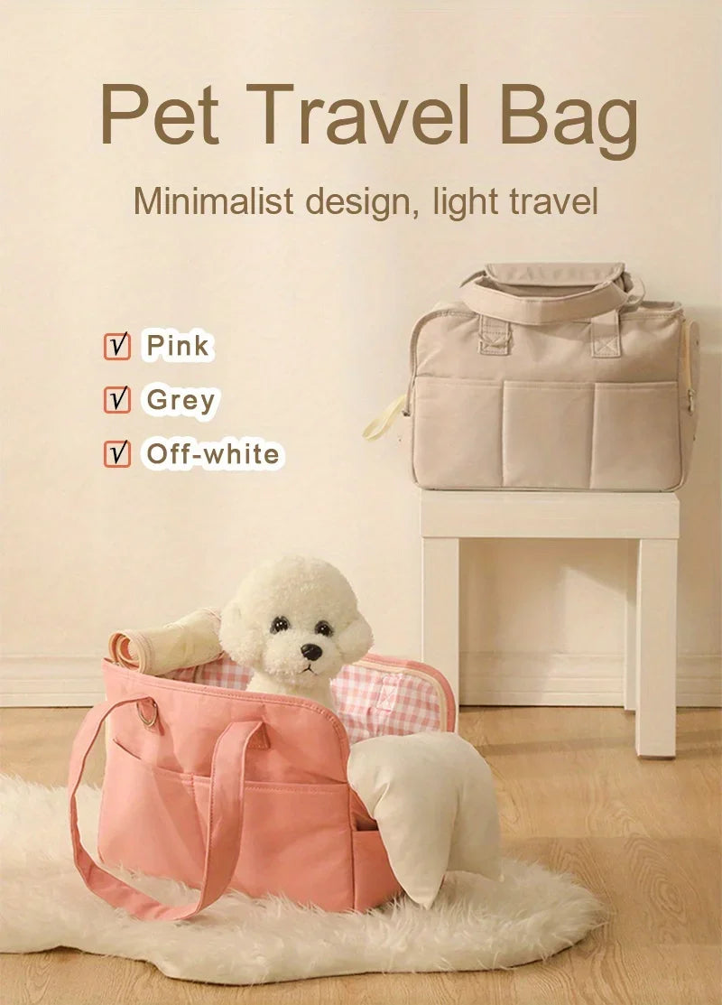 Sac de Transport Multifonction pour Petit Chien — Main, Épaule ou Bandoulière