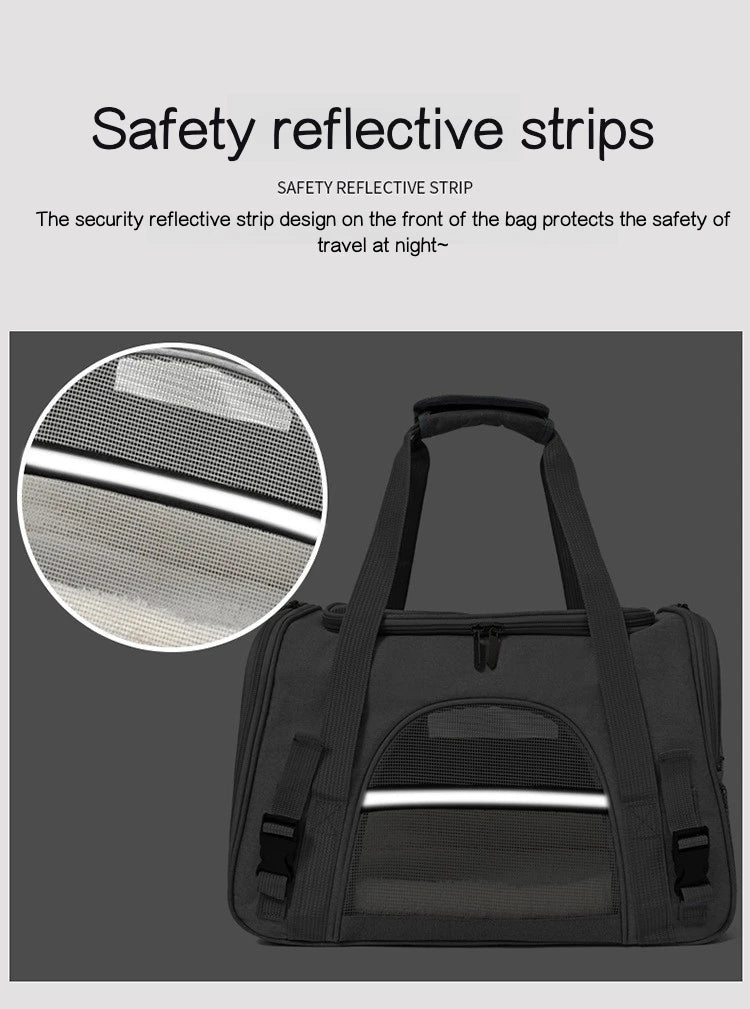 Sac de Transport Pliable pour Chat et Chien – Léger, Respirant et Pratique
