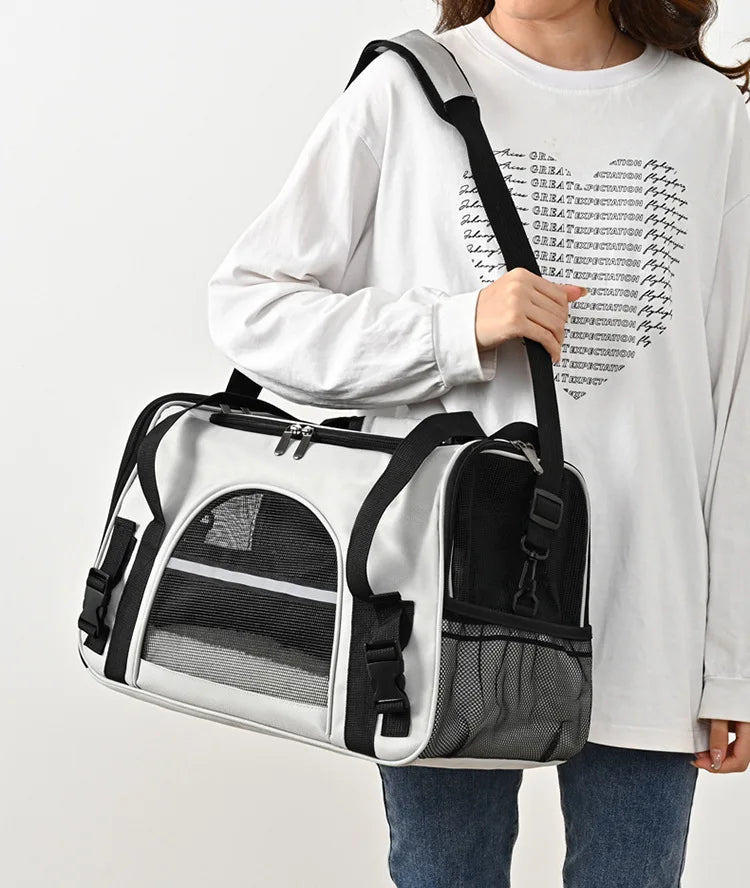 Sac de Transport Pliable pour Chat et Chien – Léger, Respirant et Pratique