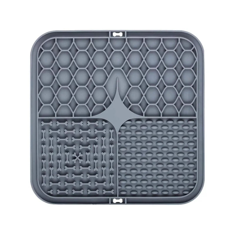 Tapis d'Alimentation en Silicone pour Chien – Anti-Glouton & Distraction 🐶🍽️