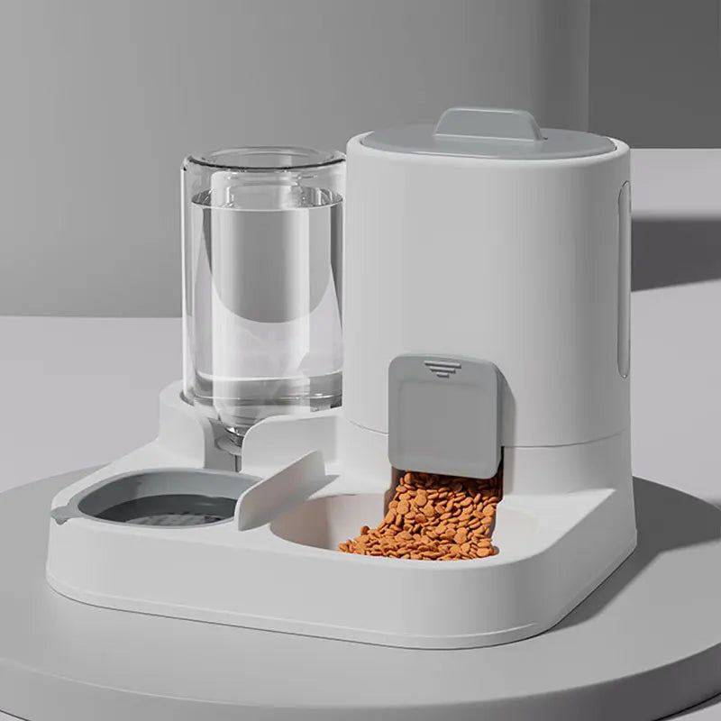 Distributeur Automatique de Nourriture et d'Eau pour Chat – Grande Capacité Anti-Déversement 🐱🍽️💧