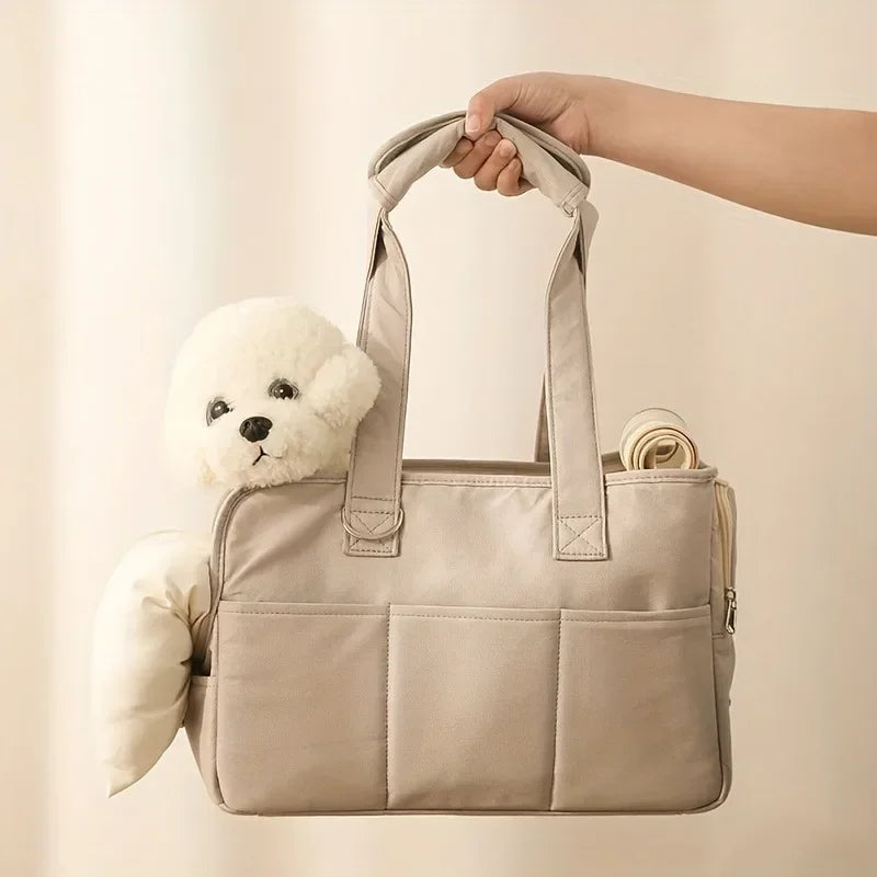 Sac de Transport Multifonction pour Petit Chien — Main, Épaule ou Bandoulière