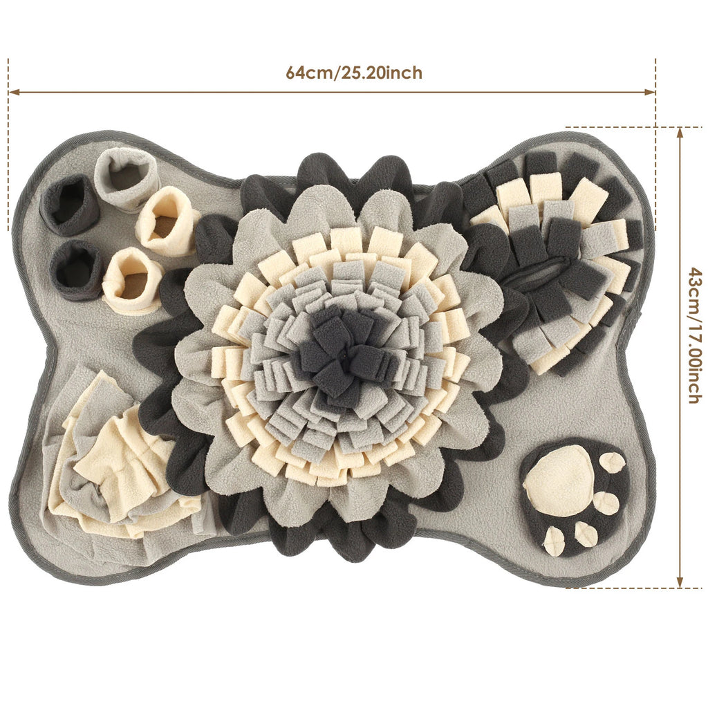 Tapis de Reniflage pour Chien – Jouet Interactif Anti-Stress et Stimulation Mentale 🐶🧠