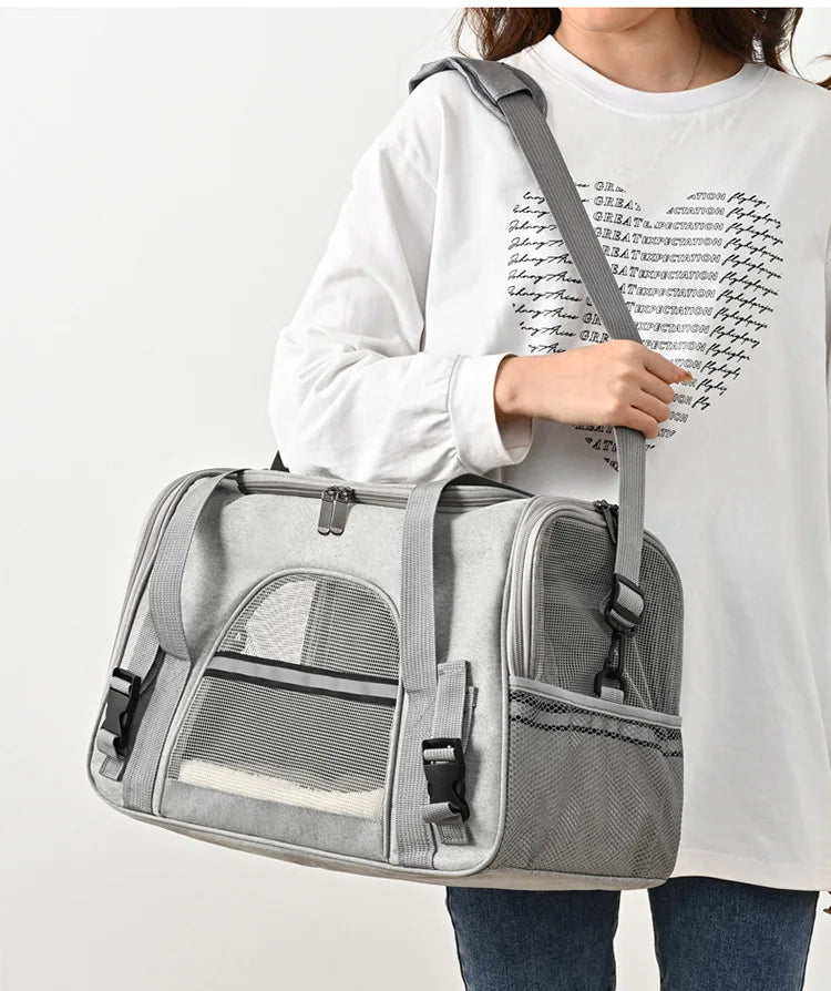 Sac de Transport Pliable pour Chat et Chien – Léger, Respirant et Pratique