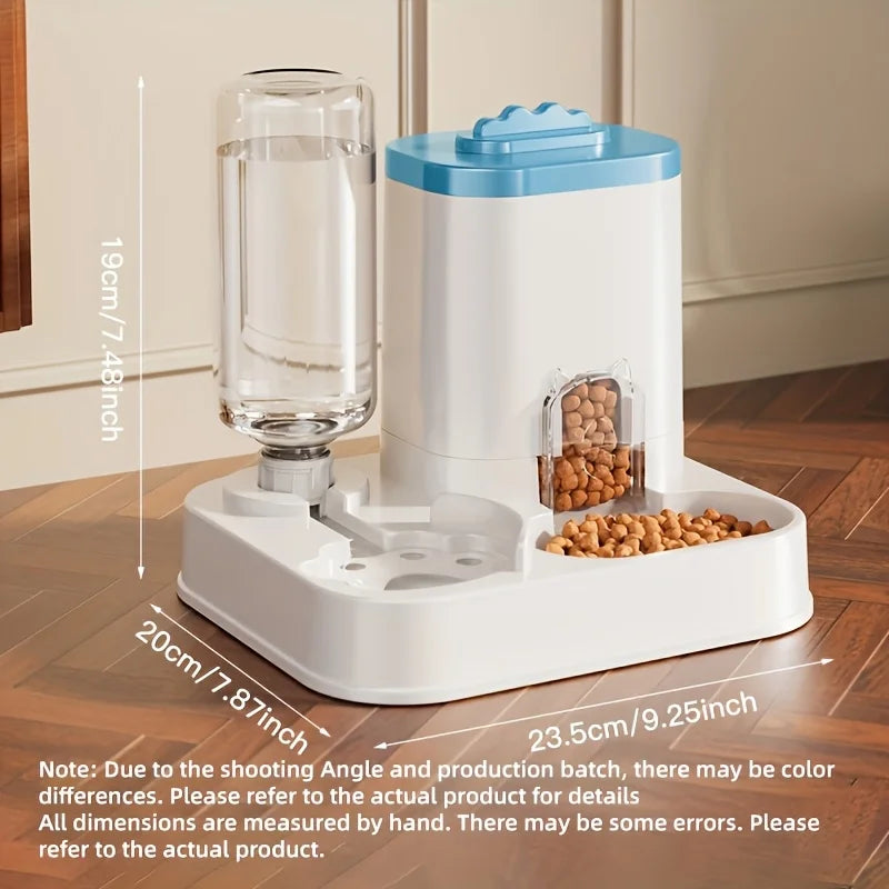 Distributeur Automatique de Nourriture et d'Eau pour Chat – Grande Capacité Anti-Déversement 🐱🍽️💧