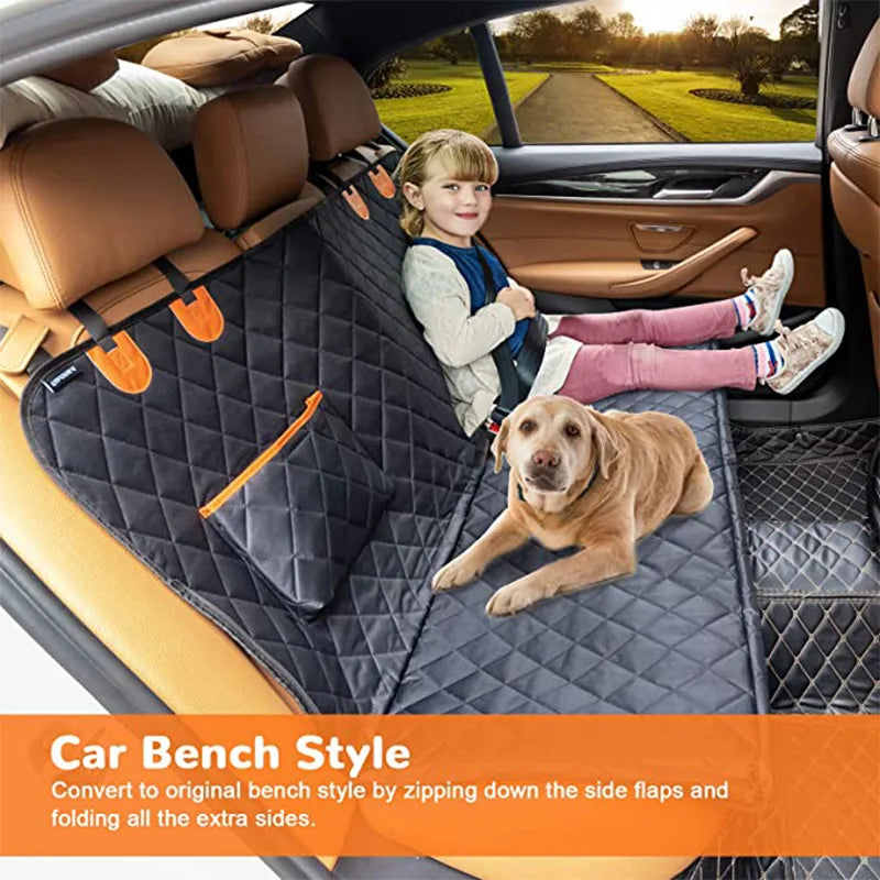 Housse de Siège Auto pour Chien en Cuir – Protection Élégante et Résistante 🚗🐶