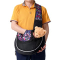 Sac de Transport Bandoulière Oxford pour Chat et Petit Chien – Léger et Respirant