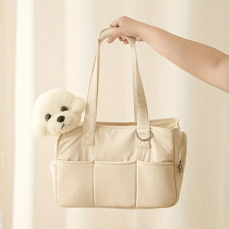 Sac de Transport Multifonction pour Petit Chien — Main, Épaule ou Bandoulière
