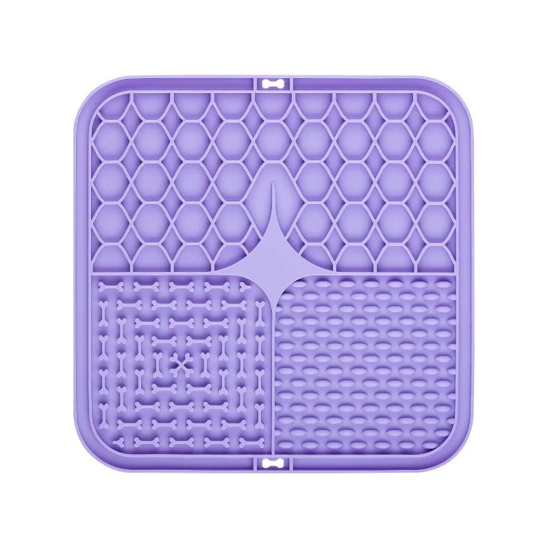 Tapis d'Alimentation en Silicone pour Chien – Anti-Glouton & Distraction 🐶🍽️