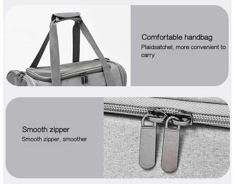Sac de Transport Pliable pour Chat et Chien – Léger, Respirant et Pratique