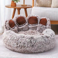 Lit Canapé Patte d'Ours pour Chien et Chat – Coussin Moelleux et Doux 🐾🐻