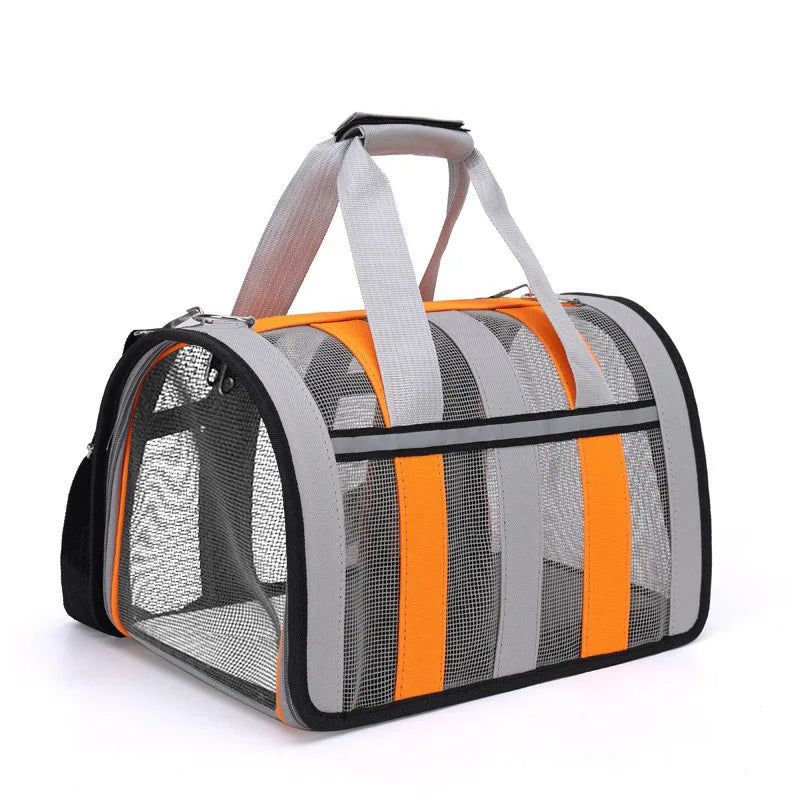 Sac à Dos Mesh Grande Capacité Pliable pour Chat et Petit Animal
