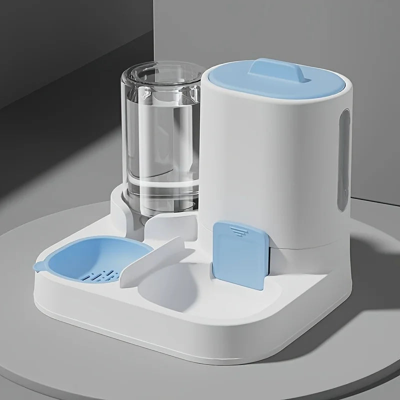 Distributeur Automatique de Nourriture et d'Eau pour Chat – Grande Capacité Anti-Déversement 🐱🍽️💧