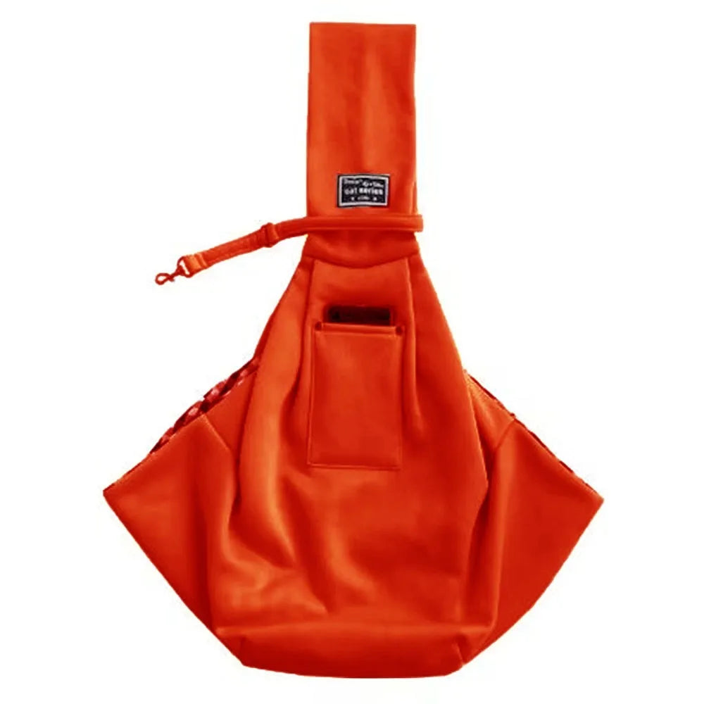 Sac de Transport à Bandoulière pour Chien et Chat – Respirant, Léger avec Poche et Grande Confortabilité