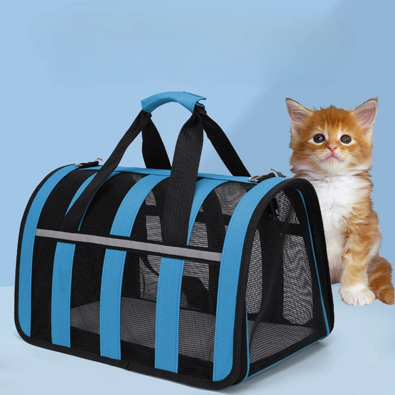 Sac à Dos Mesh Grande Capacité Pliable pour Chat et Petit Animal