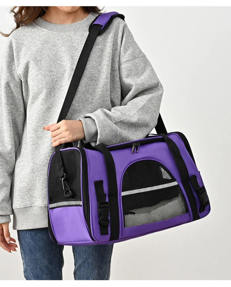 Sac de Transport Pliable pour Chat et Chien – Léger, Respirant et Pratique