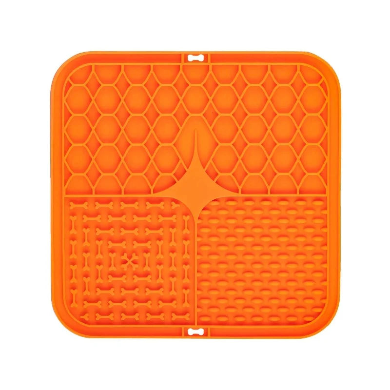 Tapis d'Alimentation en Silicone pour Chien – Anti-Glouton & Distraction 🐶🍽️