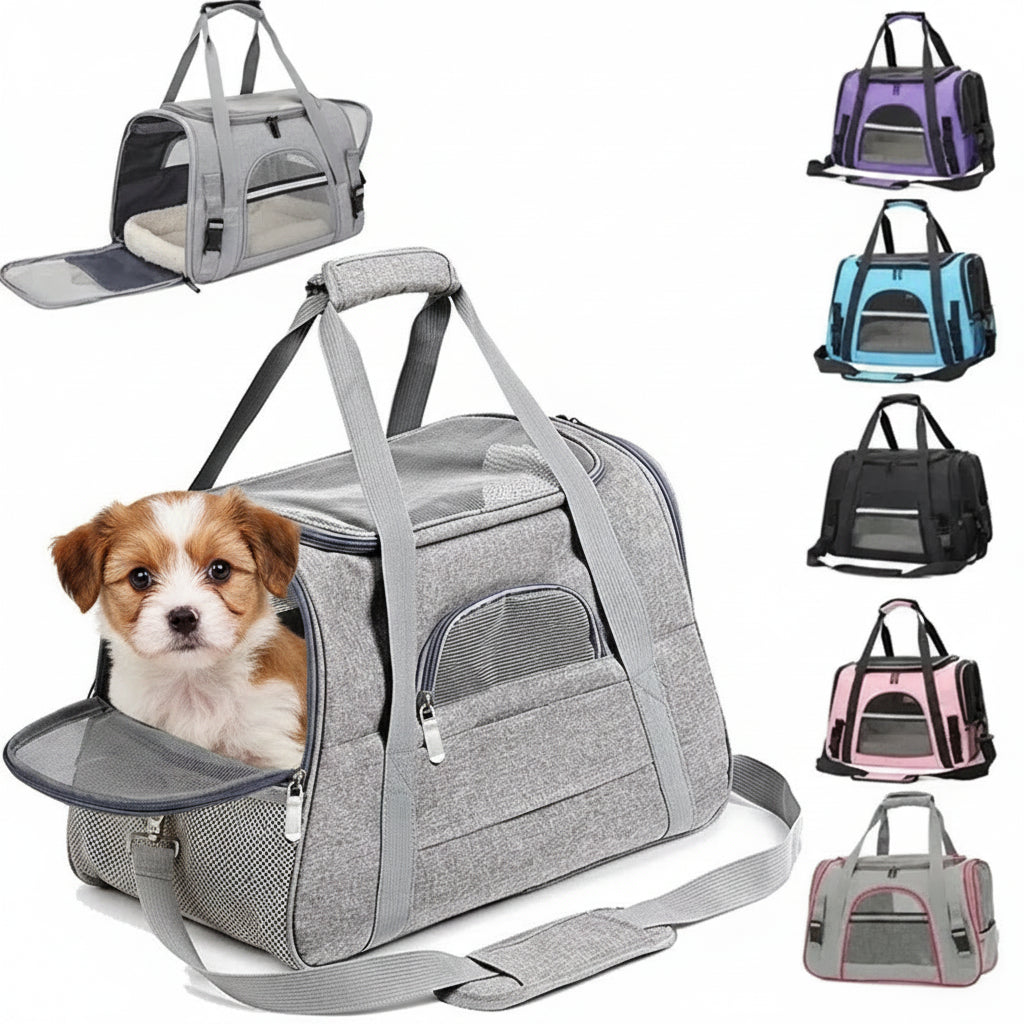 Sac de Transport Pliable pour Chat et Chien – Léger, Respirant et Pratique